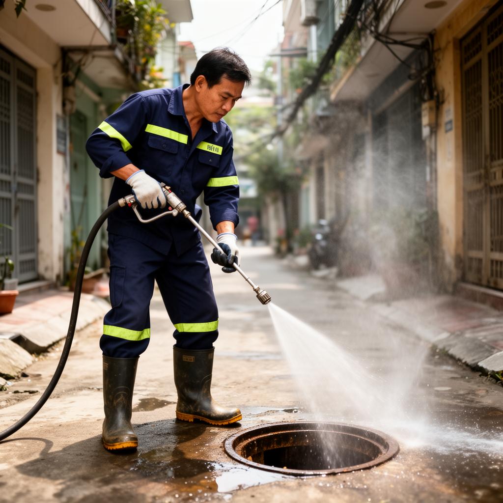 Thiết bị phun rửa áp lực cao chuyên dụng